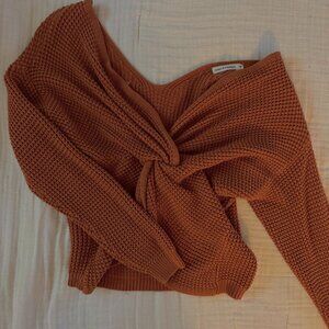 Slouchy Knotted Sweater